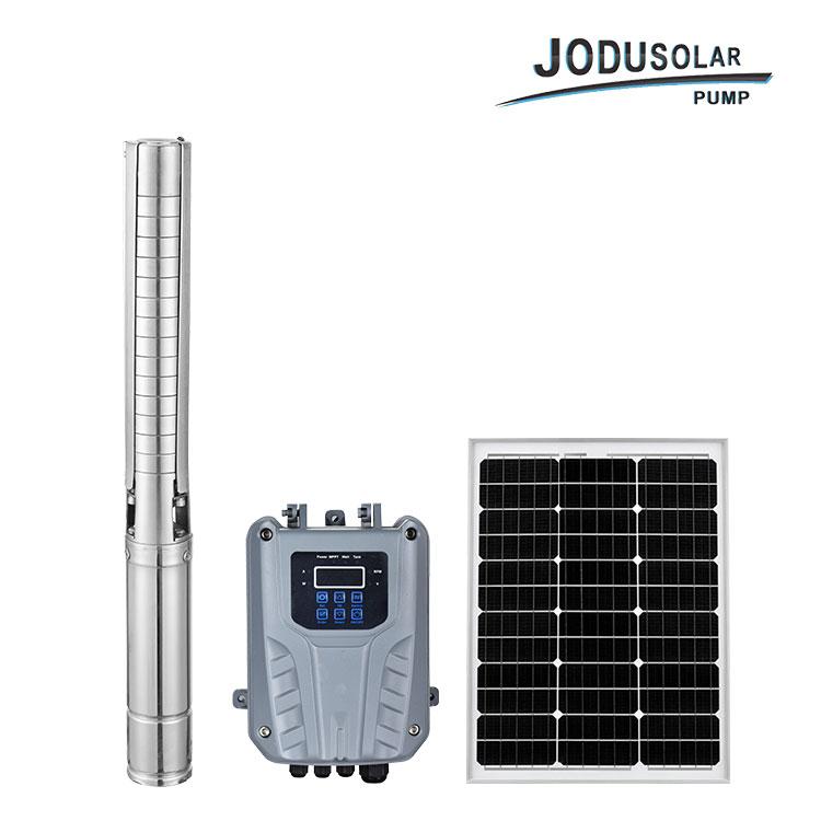 3 Zoll AC/DC 750W-1100W SOLARPUMPE MIT KUNSTSTOFFLAUFRAD